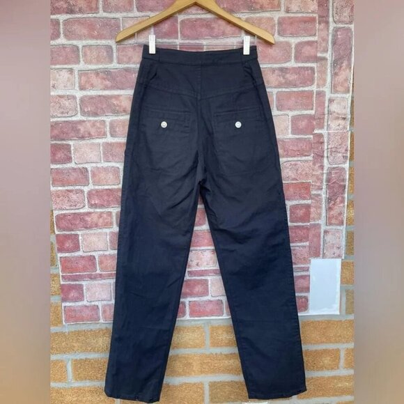 Isabel Marant Etoile Phil zip Patch Pocket Pant Size 34 US6 Faded Night - Picture 8 of 16